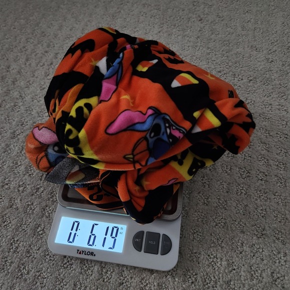 Disney Stitch Halloween Pajama Pants Orange Black size Small - Picture 7 of 7